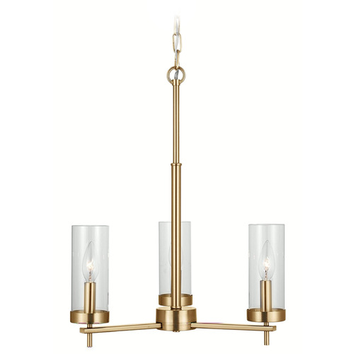 Visual Comfort Studio Collection Visual Comfort Studio Collection Zire Satin Brass Chandelier 3190303-848