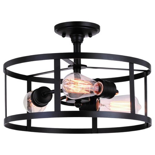 Vaxcel Lighting Vaxcel Lighting Akron Oil Rubbed Bronze Semi-Flushmount Light C0266