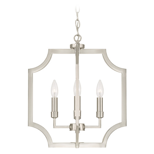 Capital Lighting Capital Lighting Courtney Brushed Nickel Mini-Chandelier AA1037BN
