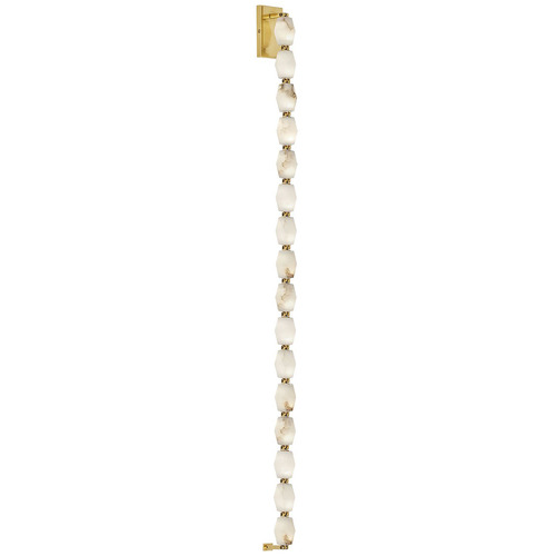 Visual Comfort Modern Collection Visual Comfort Modern Collection Sean Lavin Collier Hand Rubbed Antique Brass LED Sconce SLWS54930ALBHAB
