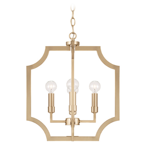 Capital Lighting Capital Lighting Courtney Matte Brass Chandelier AA1037MA
