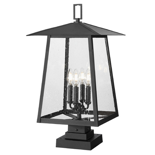 Z-Lite Z-Lite Rainer Black Post Light 5015PHBS-SQPM-BK