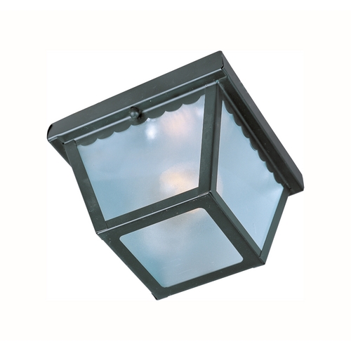 Maxim Lighting Outdoor Essentials Black Flush Mount by Maxim Lighting 6203FTBK
