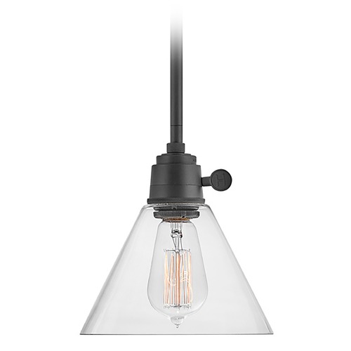 Hinkley Arti Small Pendant in Black by Hinkley Lighting 3697BK-CL