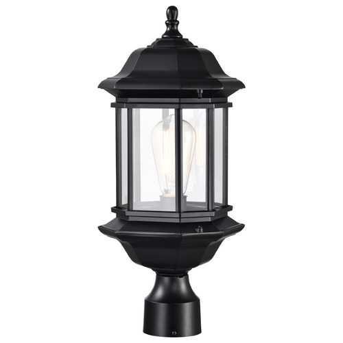 Nuvo Lighting Hopkins Matte Black Post Light by Nuvo Lighting 60-6115