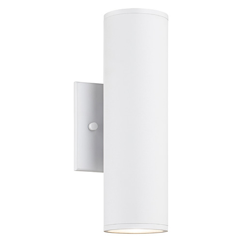 Matteo Lighting Tubular Matte White LED Outdoor Wall Light by Matteo Lighting S10222MW