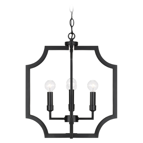 Capital Lighting Capital Lighting Courtney Matte Black Mini-Chandelier AA1037MB