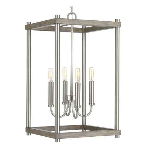 Progress Lighting Fontayne Brushed Nickel 4-Light Pendant by Progress Lighting P500088-009