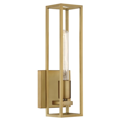 Quoizel Lighting Leighton Weathered Brass Sconce by Quoizel Lighting LGN8605WS