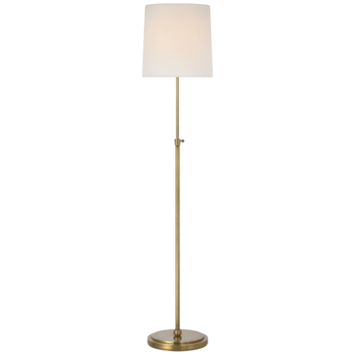 Visual Comfort Signature Collection Bryant Adjustable Cordless Floor Lamp in Brass by VC Signature TOB1022HAB-L-CL