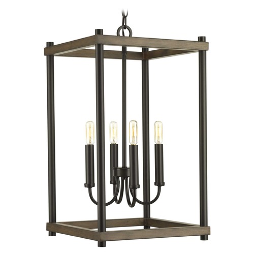 Progress Lighting Fontayne Antique Bronze 4-Light Pendant by Progress Lighting P500088-020