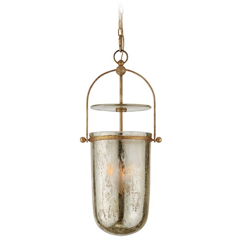 Visual Comfort Signature Collection E.F. Chapman Lorford Bell Lantern in Gilded Iron by Visual Comfort Signature CHC2298GIMG