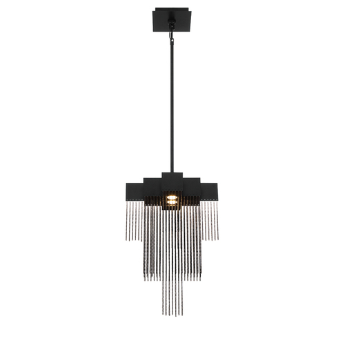 Eurofase Lighting Bloomfield LED Mini Pendant in Matte Black by Eurofase Lighting 44370-015