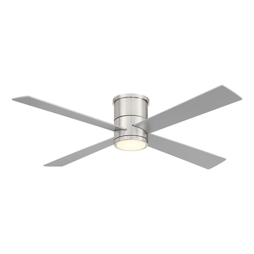 Minka Aire Falco Flush 54-Inch LED Fan in Nickel & Silver by Minka Aire F797L-BN/SL