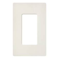 Lutron Dimmer Controls Designer Style 1-Gang Wall Plate in Biscuit SC-1-BI