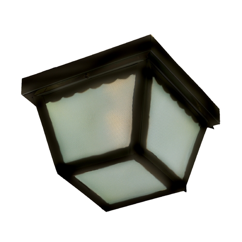 Maxim Lighting Outdoor Essentials Black Flush Mount by Maxim Lighting 6204FTBK