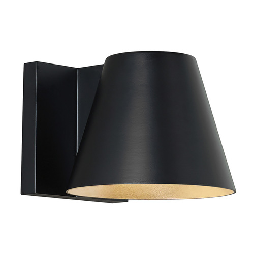 Visual Comfort Modern Collection Sean Lavin Bowman 4-Inch 277V 2700K LED Outdoor Wall Light in Black by VC Modern 700WSBOW4B-LED827-277