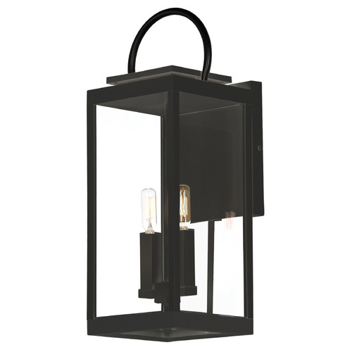 Maxim Lighting Maxim Lighting Nassau Vivex Black Outdoor Wall Light 40316CLBK