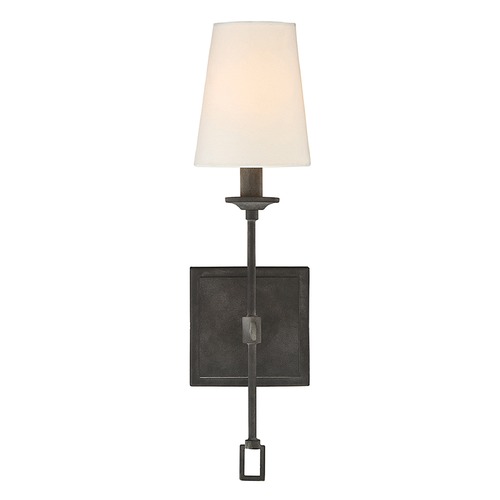 Savoy House Lorainne Oxidized Black Sconce by Savoy House 9-9004-1-88
