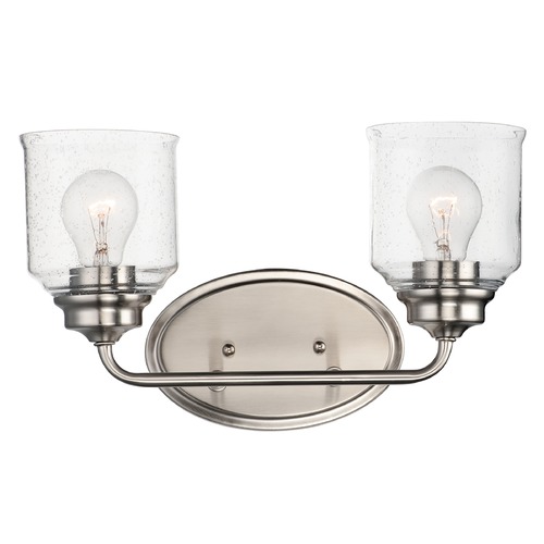 Maxim Lighting Acadia Satin Nickel Bathroom Light by Maxim Lighting 12262CDSN