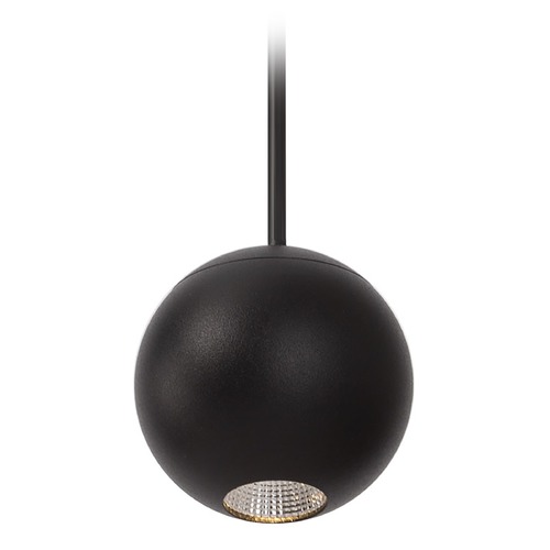 Kuzco Lighting Exo Black LED Mini Pendant by Kuzco Lighting PD15302-BK