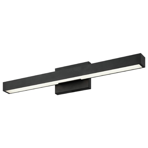 Matteo Lighting Matteo Lighting Presley Matte Black LED Vertical Bathroom Light W80824MB