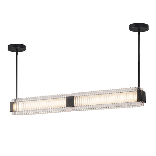 Alora Lighting Alora Lighting Alai Urban Bronze LED Island Light with Rectangle Shade LP374247UBCR-UNV