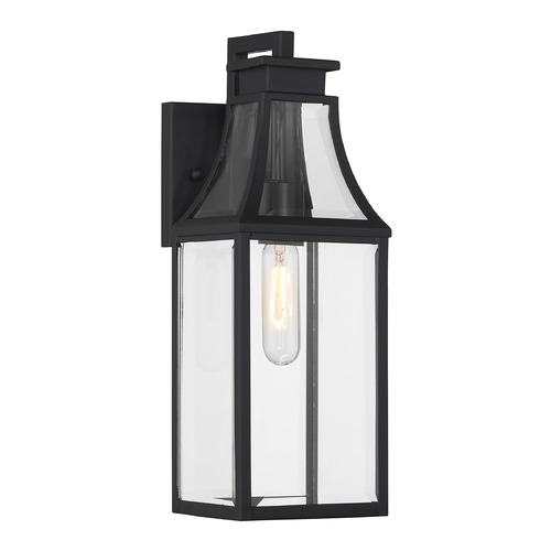 Savoy House Savoy House Lighting Emery Matte Black Outdoor Wall Light 5-605-BK