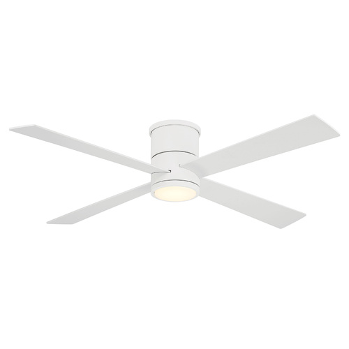 Minka Aire Falco Flush 54-Inch LED Fan in Flat White by Minka Aire F797L-WHF