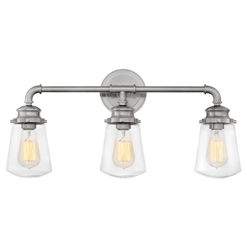 Hinkley Fritz 3-Light Brushed Nickel Bath Light by Hinkley Lighting 5033BN