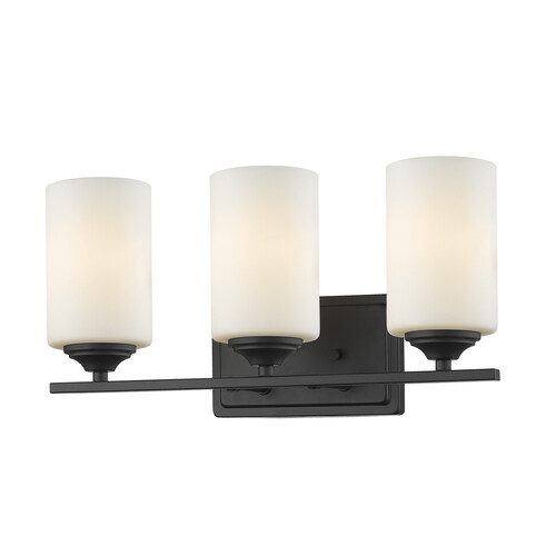 Z-Lite Bordeaux Bronze Bathroom Light by Z-Lite 435-3V-BRZ