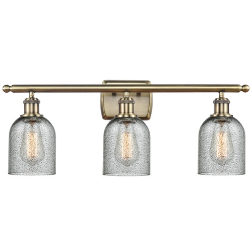 Innovations Lighting Caledonia Antique Brass LED Bathroom Light by Innovations Lighting 516-3W-AB-G257-LED