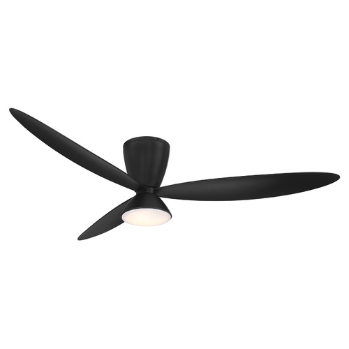 Minka Aire Hourglass 58-Inch LED Smart Hugger Fan in Coal Black by Minka Aire F468L-CL