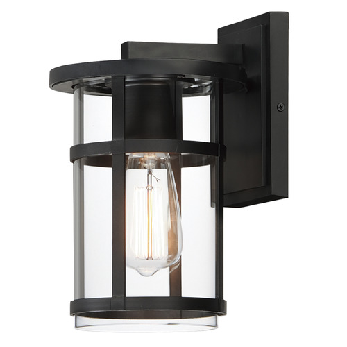 Maxim Lighting Maxim Lighting Clyde Vivex Black Outdoor Wall Light 40622CLBK