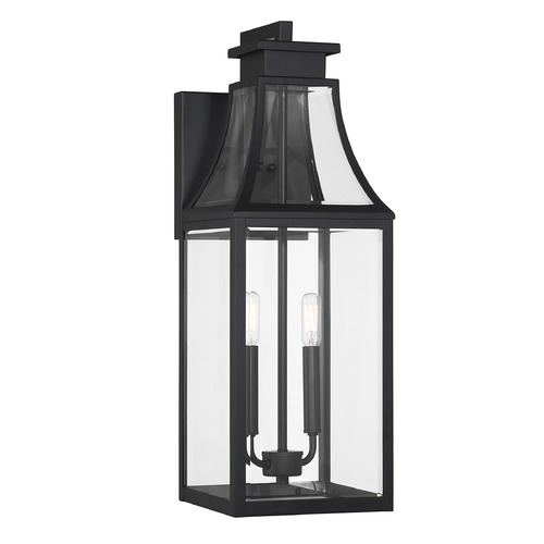 Savoy House Savoy House Lighting Emery Matte Black Outdoor Wall Light 5-607-BK
