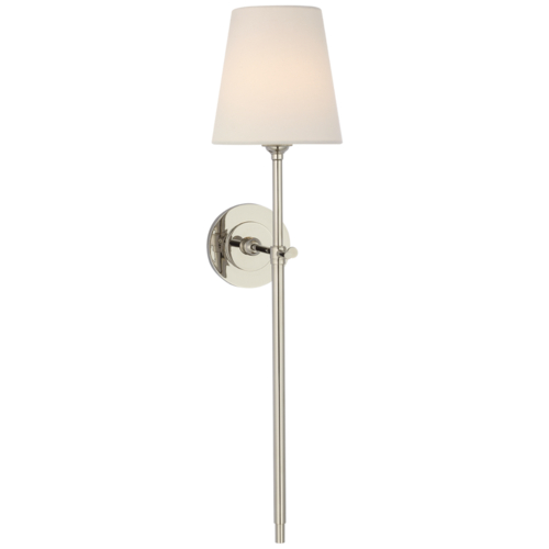 Visual Comfort Signature Collection Bryant 27-Inch Cordless Sconce in Polished Nickel by VC Signature TOB2044PN-L-CL