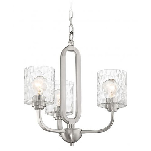 Craftmade Lighting Collins Brushed Polished Nickel Chandelier by Craftmade Lighting 54223-BNK