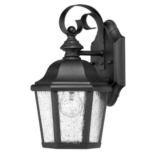 Hinkley Seeded Glass Outdoor Wall Light Black by Hinkley Lighting 1674BK