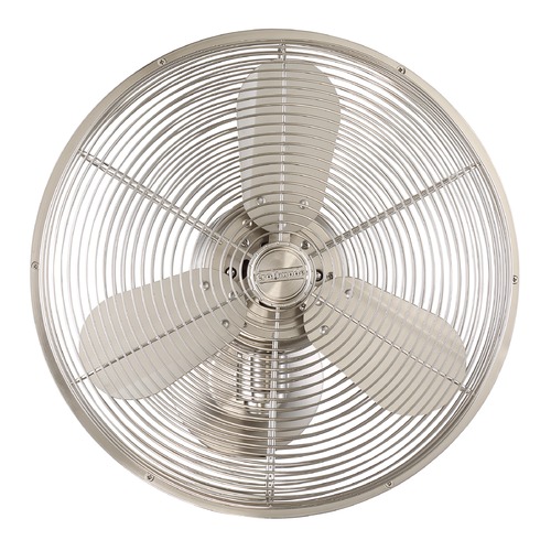Craftmade Lighting Bellow IV Wall Fan in Brushed Polished Nickel by Craftmade Lighting BW414BNK3