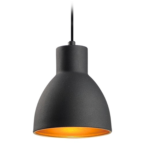 Maxim Lighting Cora Black & Gold Mini Pendant by Maxim Lighting 11020BKGLD