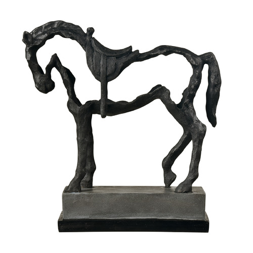 Elk Lighting Elk Lighting Noble Aged Black & Stone Sculpture S0037-12029