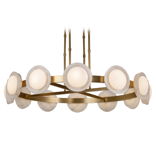 Alora Lighting Alora Lighting Alonso Vintage Brass LED Chandelier CH320050VBAR-UNV