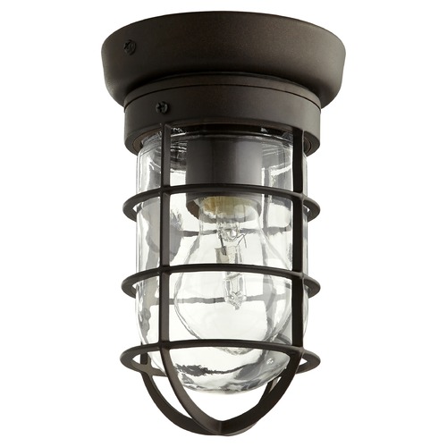 Quorum Lighting Bowery Oiled Bronze Flush Mount by Quorum Lighting 7282-86