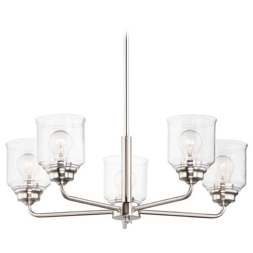 Maxim Lighting Acadia Satin Nickel Chandelier by Maxim Lighting 12266CDSN