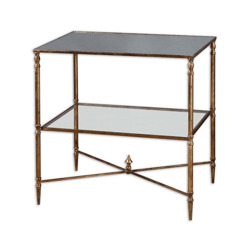 Uttermost Lighting Accent Table in Gold Leaf by Uttermost Lighting 26120