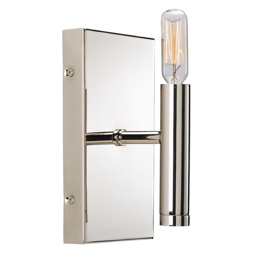 Progress Lighting Draper Sconce in Polished Nickel by Progress Lighting P2101-104