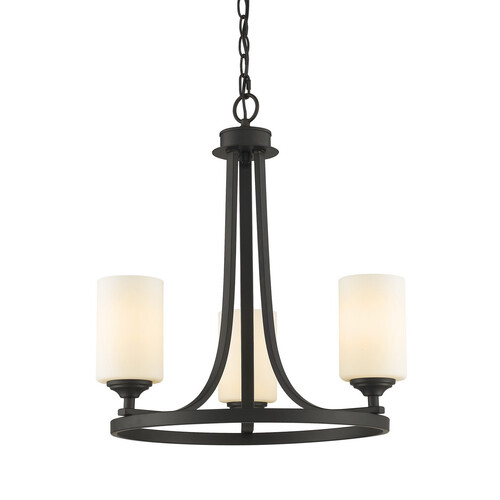 Z-Lite Bordeaux Bronze Chandelier by Z-Lite 435-3BRZ