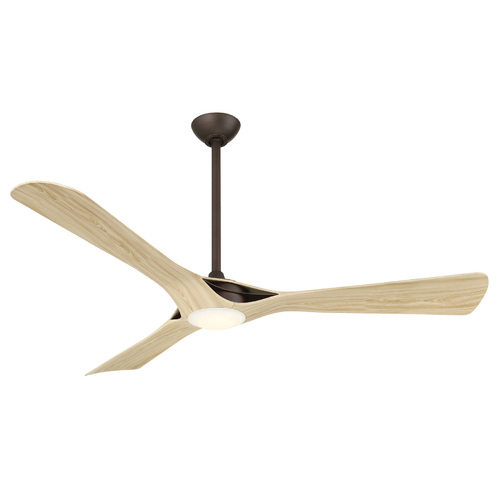 Minka Aire Bridge 60-Inch LED Smart Fan in Dark Bronze by Minka Aire F668L-DB/WTO