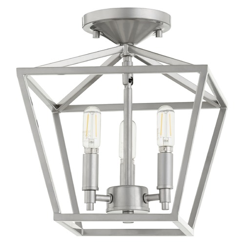 Quorum Lighting Gabriel Gold Leaf Semi-Flush Mount by Quorum Lighting 304-10-74