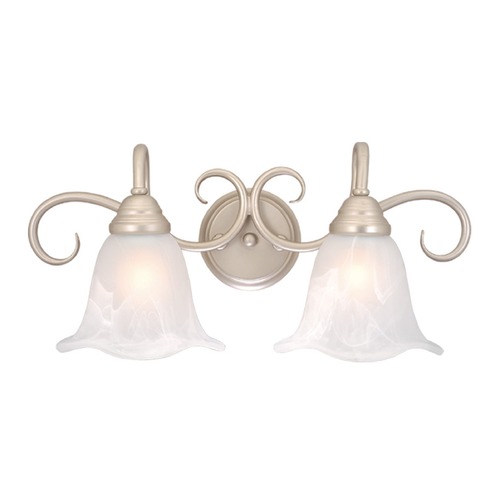 Vaxcel Lighting Bella Brushed Nickel Bathroom Light by Vaxcel Lighting BL-VLD002BN
